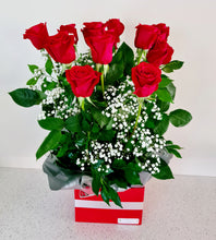 12 Red Roses Boxed Arrangement